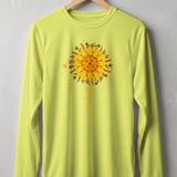 Pickleball Sport-Tek Long Sleeve Tee, pickleball Sunflower Graphic, Athletic Court Sun Shield Shirt thumbnail 9