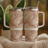 Rose Gold Marble Tumbler Design, Watercolor Floral Backgrounds, Digital Scrapbooking Paper, Printable Tumbler Png, Digital Download thumbnail 9