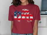 Vintage 1776 Distressed Flag Graphic Tee thumbnail 12