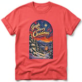 Gogh Starry Christmas ~ Comfort Colors Premium Tee thumbnail 3