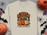 Captain Halloween Candy Quartermaster Jack O Lantern Trick Or Treat Pumpkin Graphic Crewneck Sweatshirts thumbnail 10