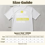 Pickleball Sport-Tek Performance Tee, Mom Grandma Pickleball Legend Graphic, Dinkeries Active Open Play Court Apparel thumbnail 12