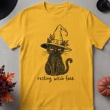Resting Witch Face Cat Tee thumbnail 9