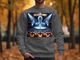 Halloween, Dead Funny T-Shirt, Halloween Humor Tee, Pumpkin Audience Shirt, Skeleton Comedian Top, Spooky Comedy Show Apparel thumbnail 5