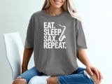 Eat. Sleep. SAX. REPEAT. T-Shirt thumbnail 6