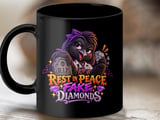 Rest In Peace Fake Diamonds Raven Mug thumbnail 9