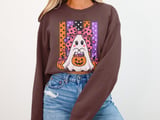Cute Halloween Bow Ghost Tee or Sweatshirt thumbnail 12