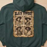Black Cowboy Hoodie thumbnail 3