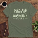 Ask Me About My Memoir Books Softstyle Tee thumbnail 8