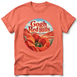 Gogh Red Hills ~ Comfort Colors Premium Tee thumbnail 4