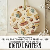 Nostalgic Nursery Play Digital Pattern Size Bundle Png thumbnail 3