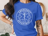 Emergency Department Logo T-Shirt: Star of Life, Medical EMT, RN Healthcare thumbnail 6