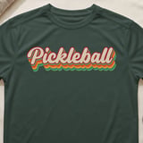 Pickleball Sport-Tek Performance Tee, Pickleball, Retro Style Open Play Athletic Court Apparel thumbnail 5