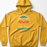 Pickleball Gildan Fleece Hoodie, If You're Looking For A Soft Serve Go Get Ice Cream, Pickleball Court Pullover thumbnail 10