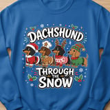 Dachshund Through The Snow Tee thumbnail 7