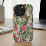 Pink Wildflower Garden MagSafe® Phone Case thumbnail 1