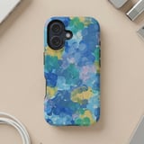 Blue Floral Oil Painting MagSafe® Phone Case thumbnail 5