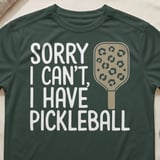 Pickleball Sport-Tek Performance Tee, Sorry I Can't, I Have Pickleball, Court Apparel thumbnail 5