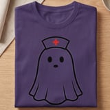Spooky Nurse Ghost Tee thumbnail 5