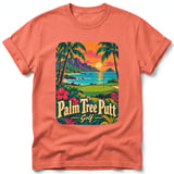 Palm Tree Putt ~ Comfort Colors Premium Tee thumbnail 4