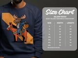 Swedish American Halloween Sweatshirt and T-shirts, Moose Riding Horse, Trick or Bus Eller Godis, Swedish Candy Bucket, Halloween, Horse thumbnail 5