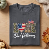Love Our Veterans Tee thumbnail 2