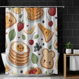 Digital Pattern, Breakfast Food Art, Digital Bundle, Pancakes, Toast, Fruits, Seamless Repeat Pattern, Food Illustration, Cute Food Design thumbnail 12