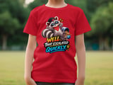 Well That Escalated Quickly Randy the Raccoon Tee thumbnail 2