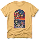 Gogh Starry Christmas ~ Comfort Colors Premium Tee thumbnail 7