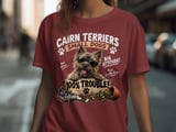 Cairn Terrier Trouble Tee thumbnail 2