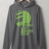 Pickleball Sport-Tek Performance Hood, Paddle Up Butter, Cup, Athletic Court Lightweight Hoodie thumbnail 5