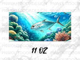 Mahi Mahi Mug Sublimation Wrap Digital Design, Ocean Life Fish Art 11oz 15oz Mug Wrap PNG, Coastal Fishing Gift for Him thumbnail 13