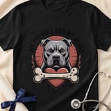 My Pit Bull Has My Heart Tee | Pit Bull Lover Shirt | Pittie Mom Gift | Dog Lover Apparel thumbnail 1