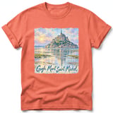 Gogh Mont Saint-Michel ~ Comfort Colors Premium Tee thumbnail 4