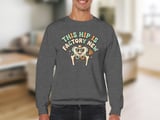Retro Hip Replacement T-Shirt: Funny Factory New Hip Surgery Recovery Graphic Design thumbnail 14