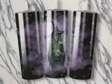Witch Tumbler Wrap Digital | Seamless 20oz Skinny Tumbler Design | Celestial Witch Potion PNG | Spooky Halloween Magic Digital Download thumbnail 2