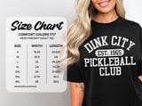 Pickleball Comfort Colors Shirt, Dink City Est. 1965 Pickleball Club, Vintage Athletic Graphic Tee thumbnail 14
