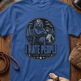 Love Camping Hate People Bear Tee thumbnail 5