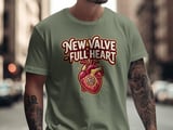 New Valve Full Heart T-Shirt: Anatomical Gear Design, Heart Surgery Recovery, Cardiac Survivor thumbnail 9