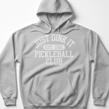 Pickleball Gildan Fleece Hoodie, Just Dink It (Est. 1965) Pickleball Club, Warm Winter Court Pullover thumbnail 2