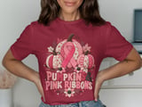 Pumpkins & Pink Ribbons Tee thumbnail 2