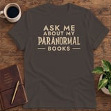 Ask Me About My Paranormal Books Softstyle Tee thumbnail 2
