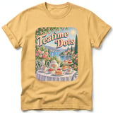 Teatime Dots ~ Comfort Colors Premium Tee thumbnail 7