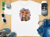 Highland Cow Iced Coffee Tee thumbnail 9