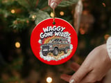 Grand Wagoneer Ornament, Waggy Gone Wild, Classic Car Fan Gift, Car Lover Ornament, Unique Ornament, Cars Ornament thumbnail 3