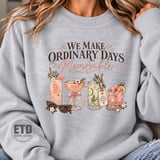 Girls Trip Cocktail PNG, We Make Ordinary Days Memorable Graphic, Girls Weekend Bachelorette Summer Drinks Sublimation Clipart thumbnail 20
