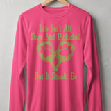 Pickleball Sport-Tek Long Sleeve Tee, Life Isn't All Dogs And Pickleball But It Should Be, Sun Shield Shirt thumbnail 2