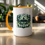 Halloween Mug, Spooky DJ Mug, Drop the Boom Mug, Rave Party Mug, Bat Mug, Halloween Decoration Mug, Halloween Gift Ideas Mug thumbnail 9