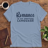 Romance Is My Writing Language Softstyle Tee thumbnail 1