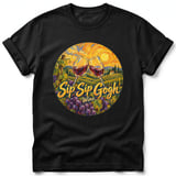 Sip Sip Gogh ~ Comfort Colors Premium Tee thumbnail 1
